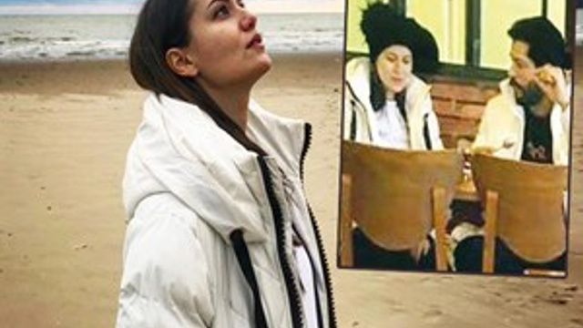 Fahriye Evcen hamilelik stresini doğada atıyor