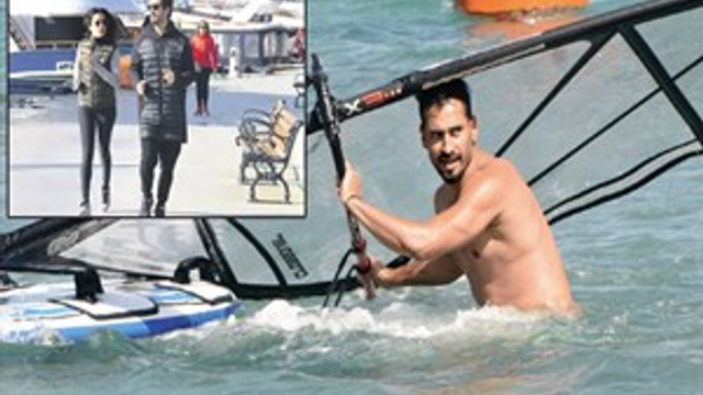 Burak Yamantürk yaz-kış spor yapıyor