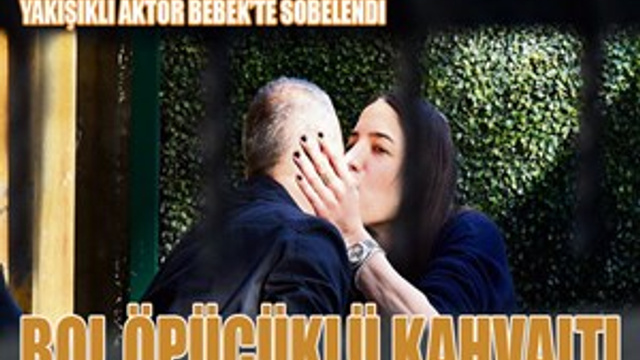 Ozan Güven'in bol öpücüklü kahvaltısı