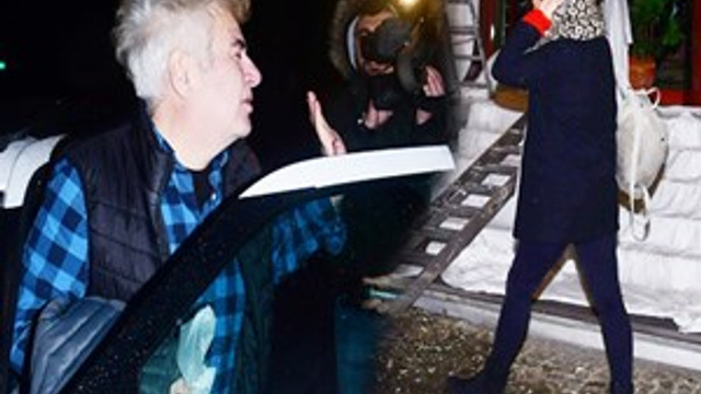 Uğur Yücel muhabirlerden kaçamadı