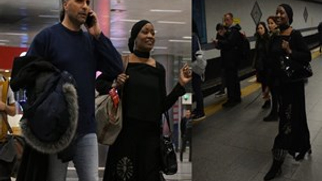 Dünya yıldızı İstanbul metrosunda!