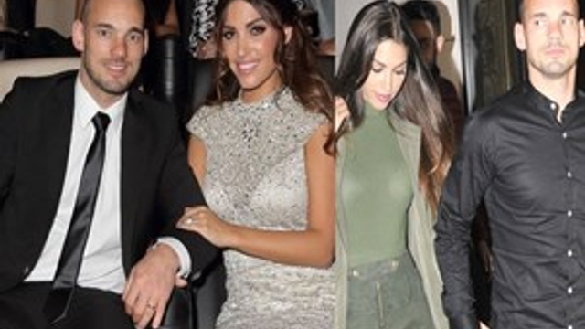 Sneijder ve eşi Yolanthe ayrılıktan vazgeçti