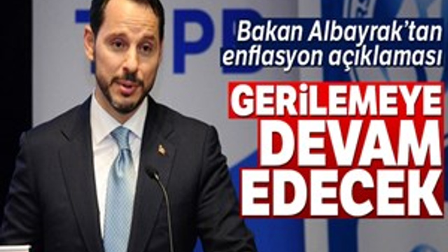 Bakan Albayrak'tan flaş enflasyon açıklaması