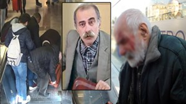 Hikmet Karagöz yürüyen merdivenden düşerek yaralandı