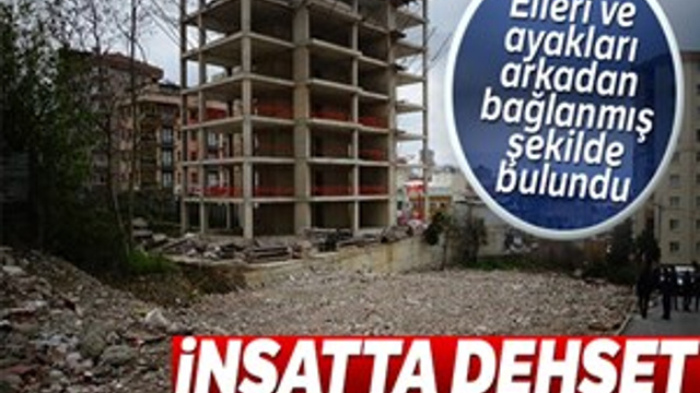 İstanbul Kartal'da inşatta dehşet!