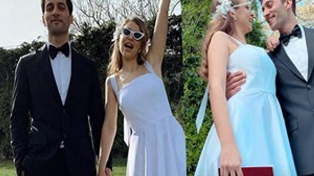 Hande Erçel'in ablası Gamze Erçel evlendi
