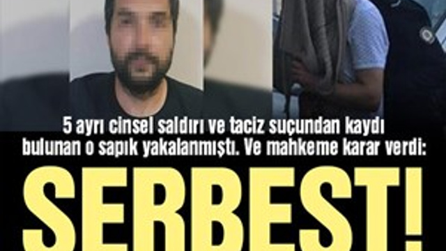 Kadınlara cinsel organını gösteren zanlı serbest!