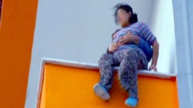 Miras kavgası balkonda bitti!