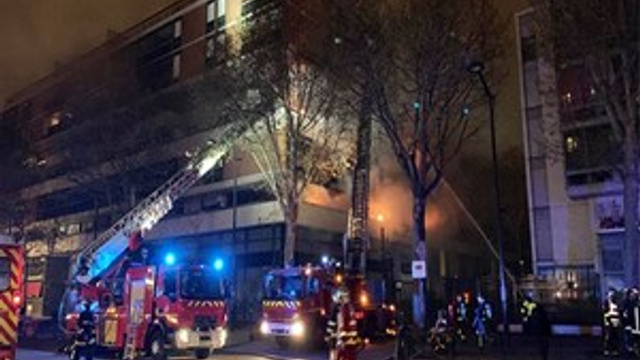 Paris'te şiddetli patlama
