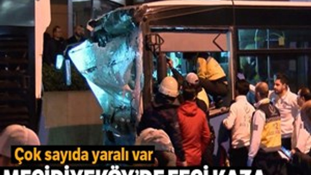 Şişli'de Özel Halk Otobüsü kazası!