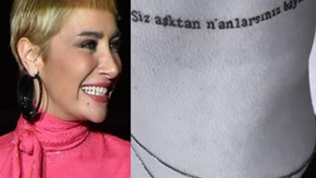 Sıla'nın dövmesinde dikkat çeken mesaj!