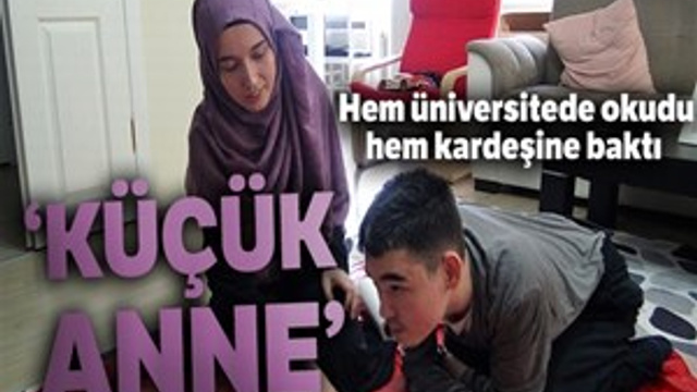 Bursalı küçük anne takdir topluyor