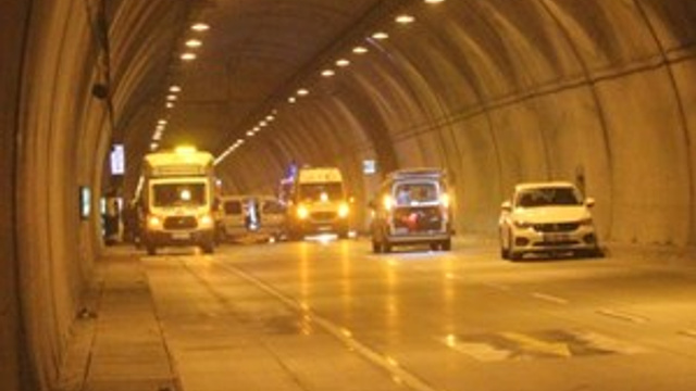 Dolmabahçe Tüneli'nde feci motosiklet kazası