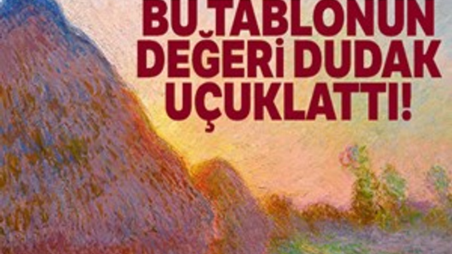 Monet'nin tablosu 110,7 milyon dolara satıldı