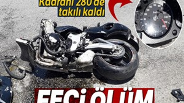 Kadranı 280'de takılı kalan motosiklet kazasında 2 kişi öldü