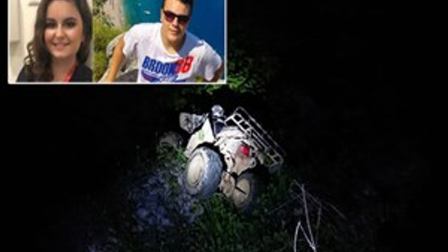 ATV ile 30 metrelik uçuruma yuvarlandılar