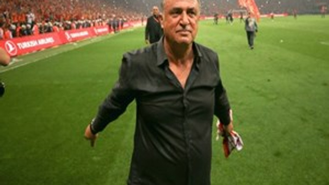 Fatih Terim'in şampiyonluk sevinci