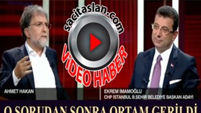 Ahmet Hakan sordu, Ekrem İmamoğlu yanıtladı