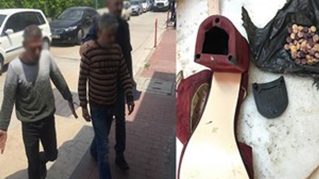 Topuklu ayakkabıdan çıkanlar şok etti!