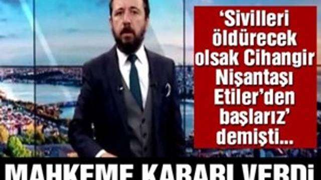 Akit TV sunucusuna hapis cezası