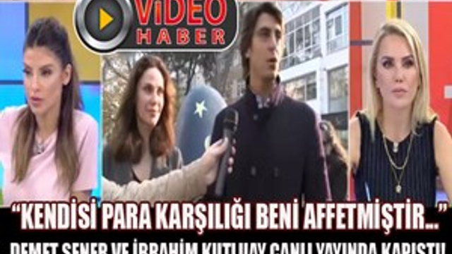 Demet Şener ve İbrahim Kutluay canlı yayında kapıştı
