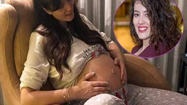 Pelin Akil'den 'göbekli' paylaşım