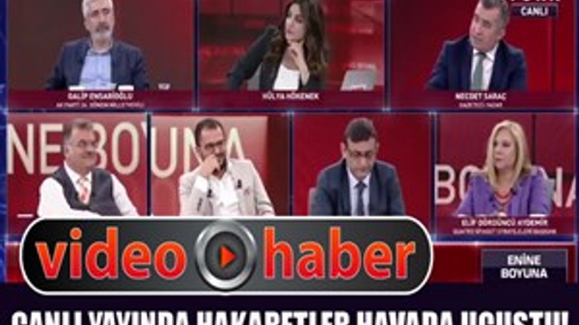 Habertürk ekranlarında hakaretler havada uçuştu!