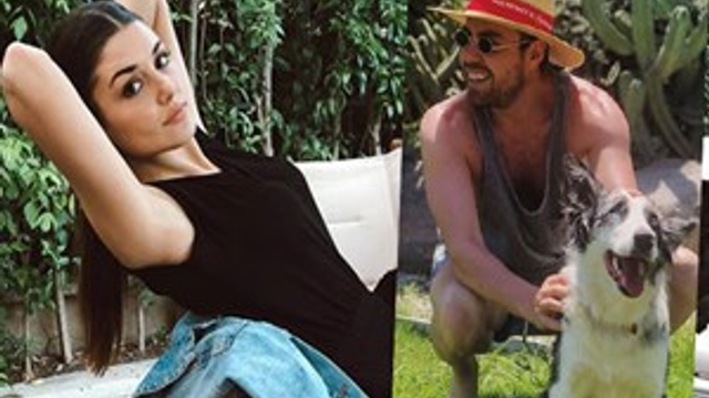 Hande Erçel ile Murat Dalkılıç Çeşme'de tatil yapıyor