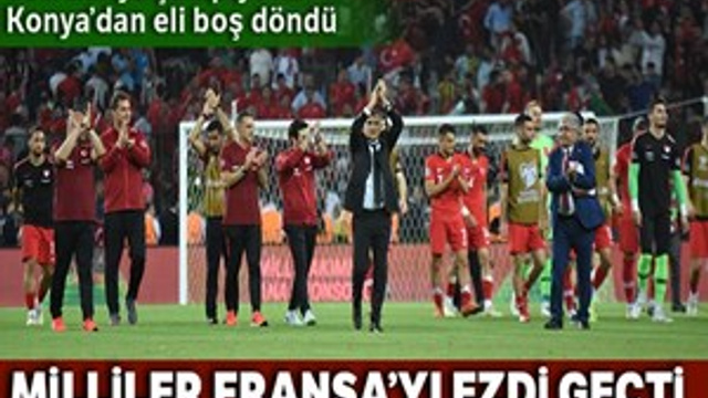 A Milli Futbol Takımı’ndan muhteşem zafer