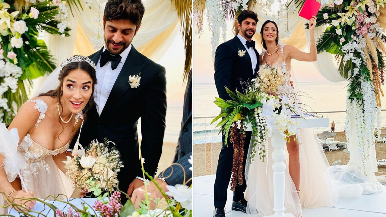 Melisa Emirbayer ile Sami Hamidi evlendi