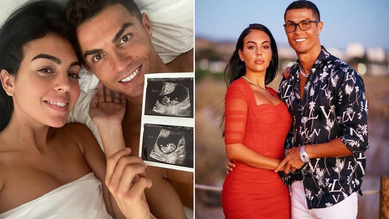 Ronaldo ve sevgilisi ikiz bebek heyecanını paylaştı