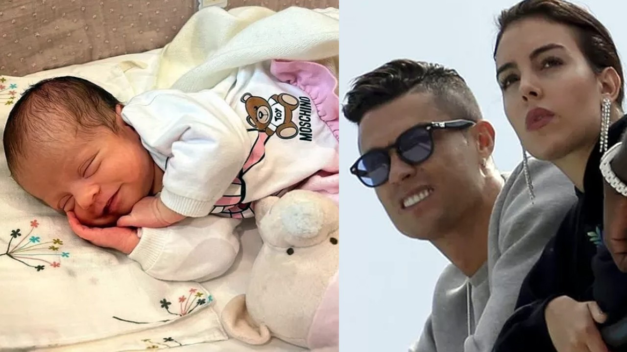 Cristiano Ronaldo ile Georgina Rodriguez bebeklerinin ismini açıkladı