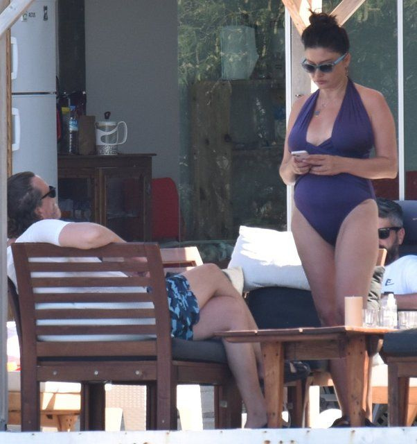 Nurgül Yeşilçay ve Necati Kocabay'ın tatil neşesi