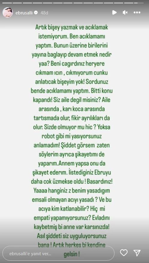 Gonca Derin'den Ebru Şallı'ya olay yaratan gönderme!