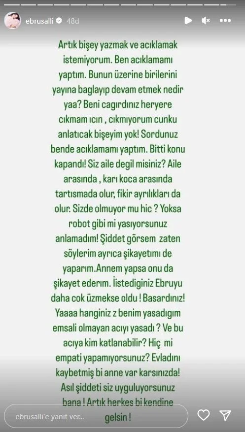 Gonca Derin'den Ebru Şallı'ya olay yaratan gönderme!